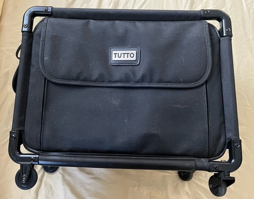 Tutto Sewing Machine Case On Wheels Black 17x8x15 READ Description See Photos