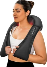 Masajeador Shiatsu de Cuello y Hombros, Regalos para Mamá y Papá, Almohada de Ma