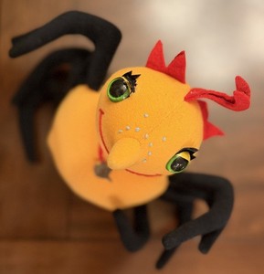 Vintage 1996  Miss Spider Plush 8” Stuffed Calaway & Kirk Original tea pot