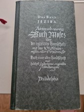 Das Buch Jezira Das Achte Und Neunte Buch Moses In ALT DEUTSCH