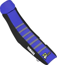 Dcor Ribbed Seat Cover Black/Blue/Gray #30-50-488 for Yamaha YZ250F 4-Stroke