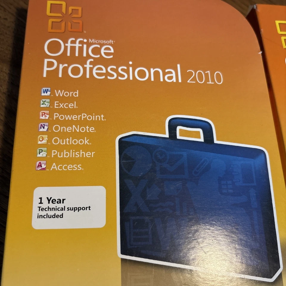 2 Microsoft Office 2010 Professional And Windows 8 Pro Full English Retail Box - Image 2 of 3
