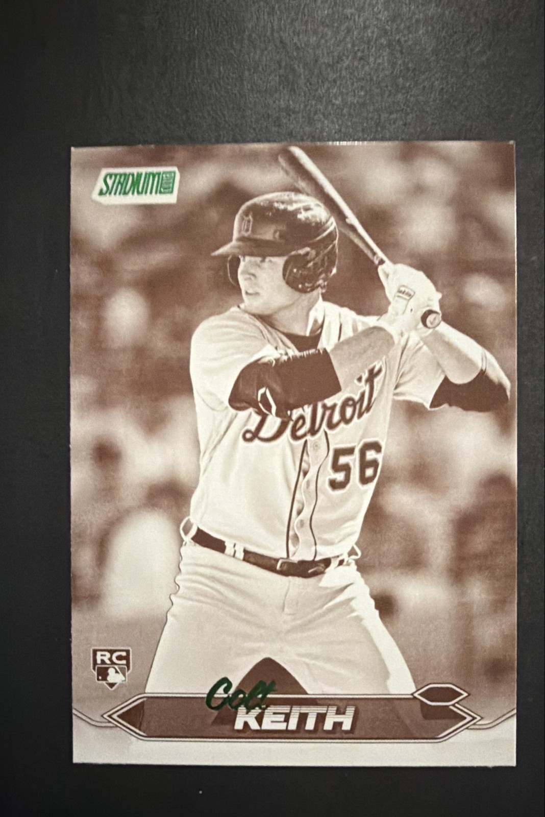 2024 Topps Stadium Club - Colt Keith #36 Sepia (RC)