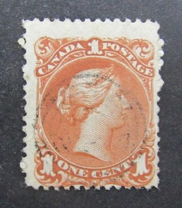 nystamps Canada Stamp # 22 Used $110       L24x040