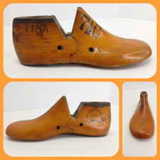 Shoe Last T. W. Gardiner Br. 6-16 WSMO 7 1/2 C Scoop / Hinged Last Wooden