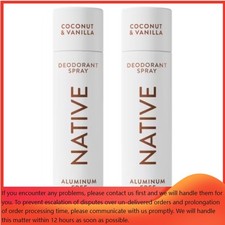 Native Twin Pack Spray Deodorants - Coconut  Vanilla - 3.5 fl oz/2ct