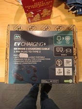 Masterplug Mode 2 EV Charging Cable With 3 Pin Plug to Type 2 5M - EVCM221005