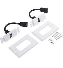 Cable Matters 2 Pack HDMI Wall Plate