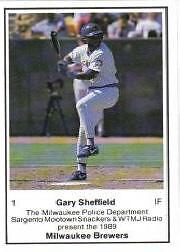 B6066- 1989 Brewers Police MILWAUKEE BB Cards 1-50 -You Pick- 21 Million Items