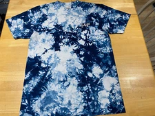 Shaka Wear Heavyweight BLUE Tie-Dye T-Shirt w/ SUP Embroidery - Men's Sz S