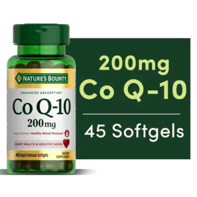 Natures Bounty Co Q-10 - 200 mg 45 ct ~ Exp 2027+