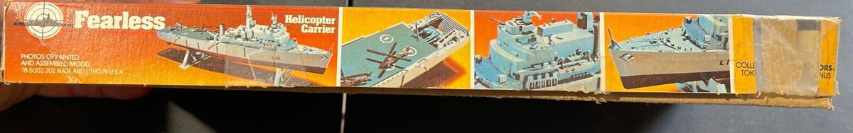 MPC Fearless Helicopter Carrier 5002 1/600 Open Model Kit MPC Fearless Helicopter Carrier 5002 1/600 Open Model Kit