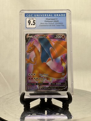 brilliant stars graded cards CGC 9.5 Pokemon Brilliant Stars Charizard V Full Art 153/172 