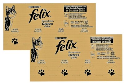 120 x 85 g Felix Sensations (  5,09/kg) Geschmacksvielfalt vom Land in Gelee