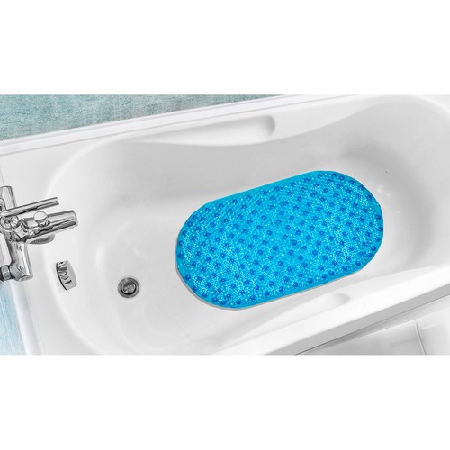 Popular Bath Bubble Vinyl Oblong Tub Mat, 15.5x27 Inches - Picture 7 of 10