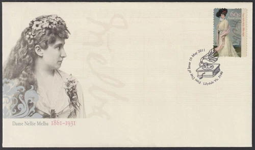 AUSTRALIA - 2011 'DAME NELLIE MELBA' Self Adhesive First Day Cover [E5188]