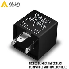 Alla Lighting Turn Signal Hazard LED Flasher Relay CF13 3Pin,No Fast Hyper-flash