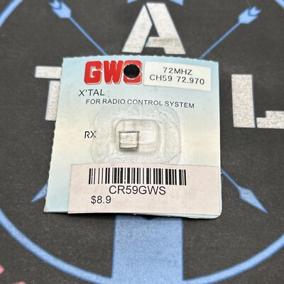 Grand Wing Servo. GWS. X'Tal / Micro Crystal. Channel 59 72.970