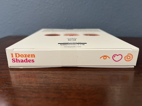 ELF x DNKN The Dunkin Dozen Eyeshadow Palette Set 12 Shades SEALED LIMITED ED - Picture 3 of 6