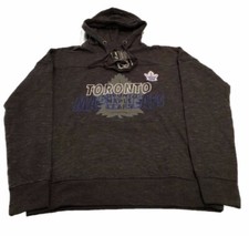 Men's Old Time Toronto Maple Leafs Hockey Pullover Hi-Light Hooded Sweatshirt