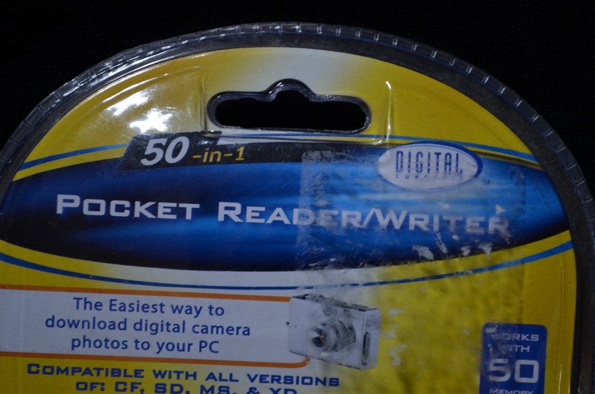 Digital Concepts Pocket Card Reader / Writer 50 in 1 USB 2.0 for