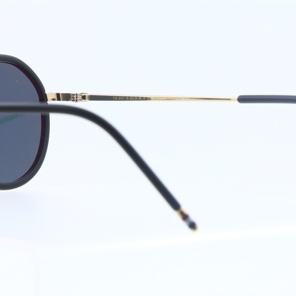THOM BROWNE SUNGLASSES TB-801-A-GLD-BLK-51 | eBay