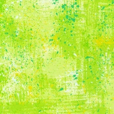 Wishwell By Robert Kaufman - Color Wheel - Splatter - Lime, Fabric BTY