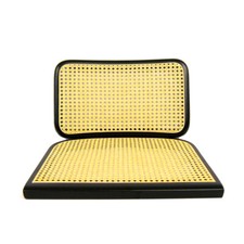 Sedia Marcel Breuer Cesca ricambio sedile e schienale in canna (nero; NO fori)