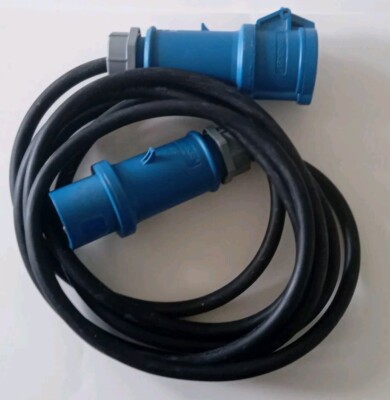 Mennekes 32A-6H IP44 3-Pin Industrie Blau Stecker/Buchse Verlängerungskabel 5M