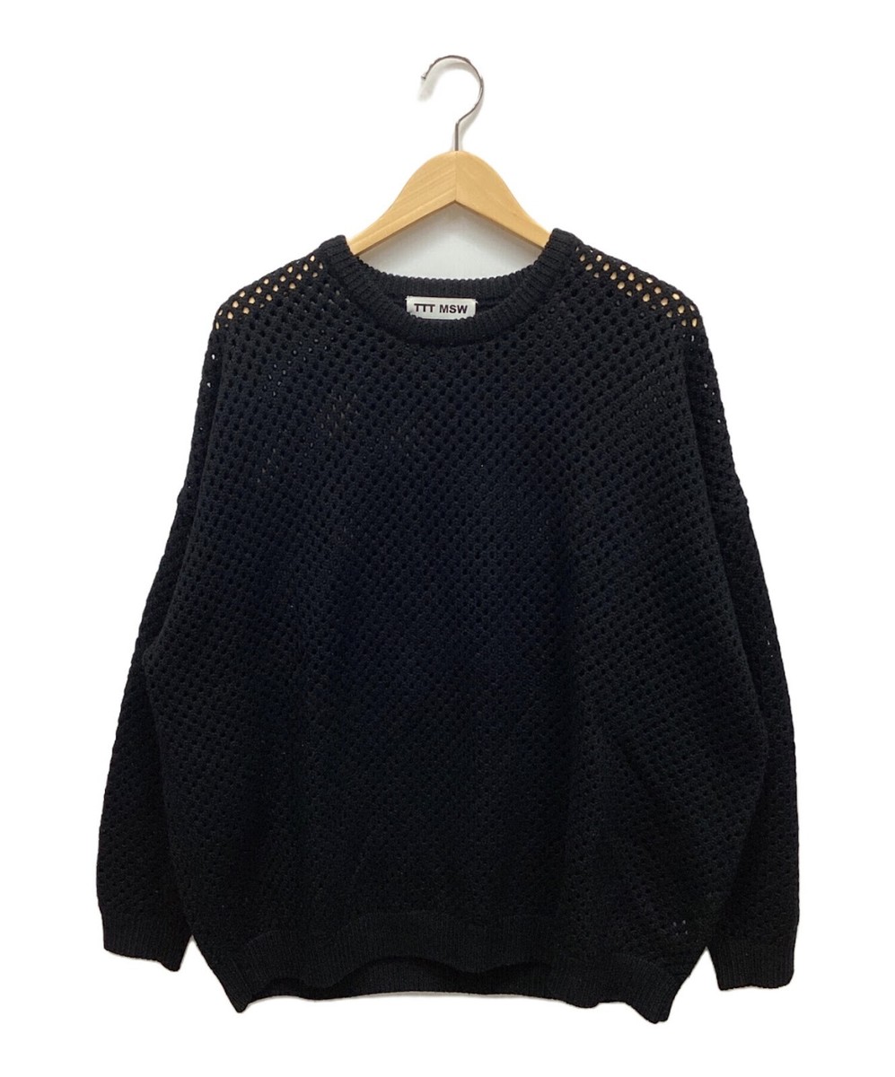 トップス TTT MSW Wool pullover knit (BLACK)SizeM トップス