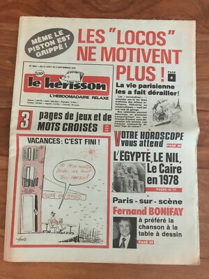 Zeitung Der Igel Nr. 1689 VOM 31. AUGUST BIS 6. SEPTEMBER 1978