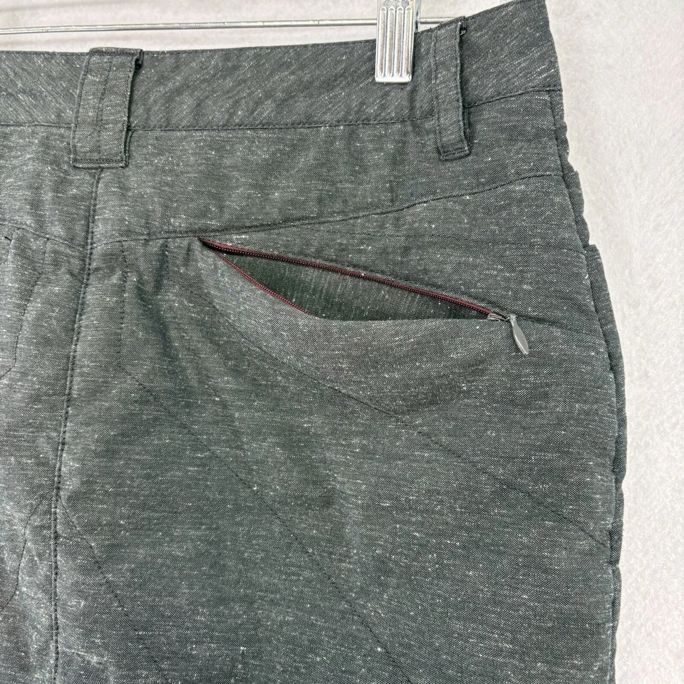 Falda acolchada gris Horny Toad para mujer mezcla de cáñamo de algodón orgánico, talla 2 informal Foto 4 de 4