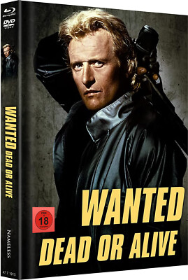 Mediabook Wanted - Dead or Alive Cover A Rutger Hauer Limited Blu-ray + DVD New