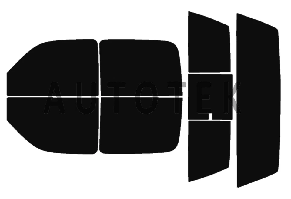 Película de ventana precortada para Chevy Silverado 1500 doble cabina 2001-2006 cualquier tono de tinte Foto 2 de 4