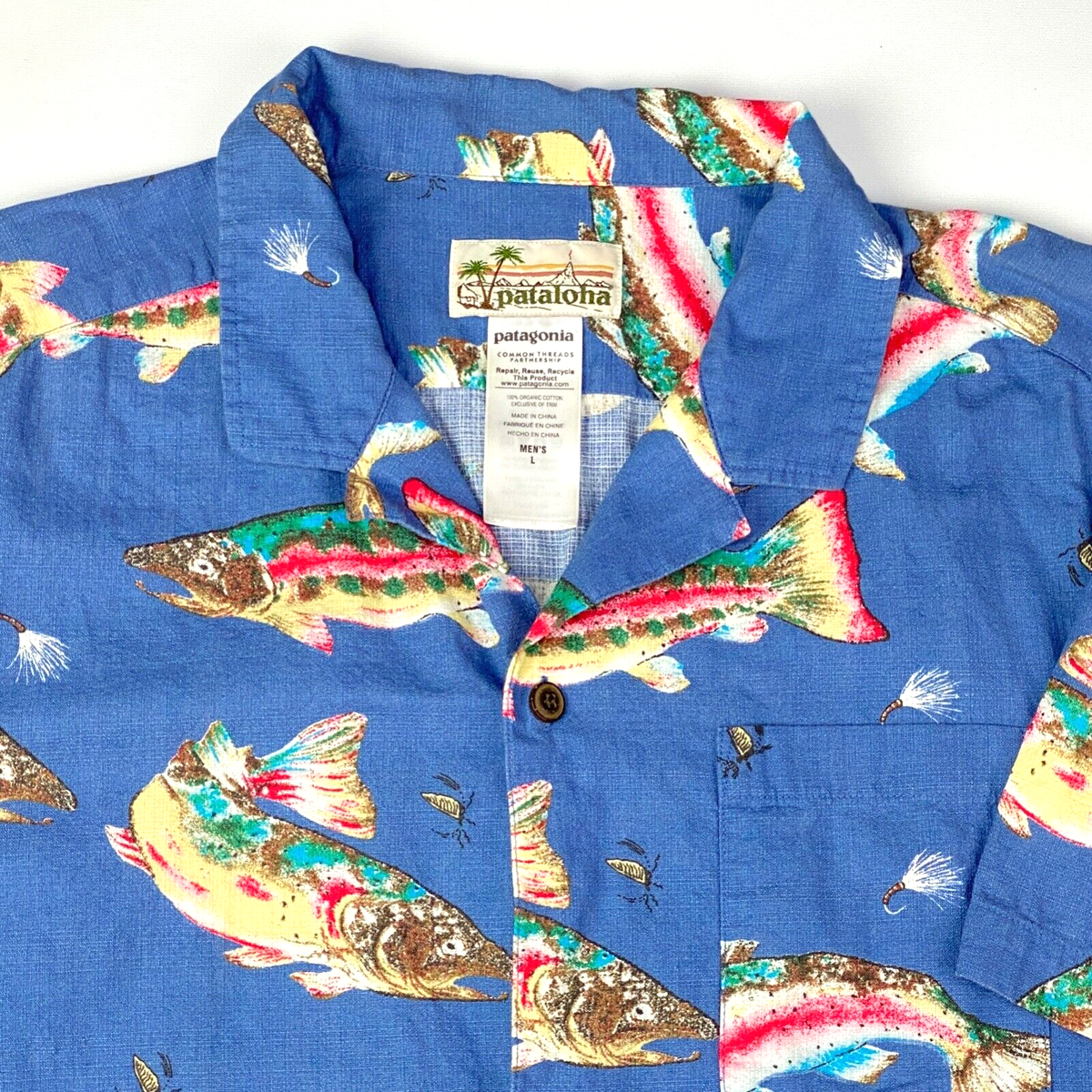 トップス patagonia / pataloha 17FA aloha shirts VTG Patagonia Pataloha Hawaiian Aloha Short Sleeve Button Up