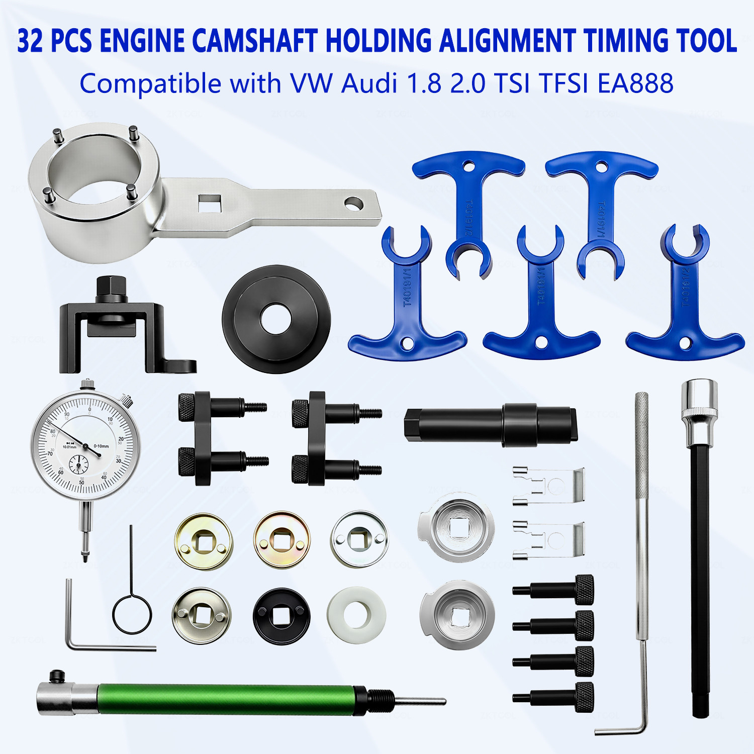 32Pcs Engine Timing Tool Kit for VW Audi TSI TFSI EA888 1.8L 2.0L T40191 T10355 2