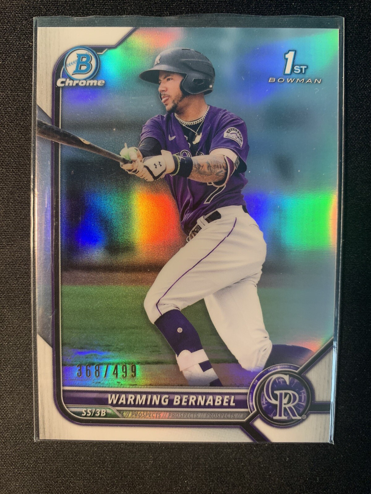 2022 Bowman Chrome Warming Bernabel Refractor /499 1st  #BCP46