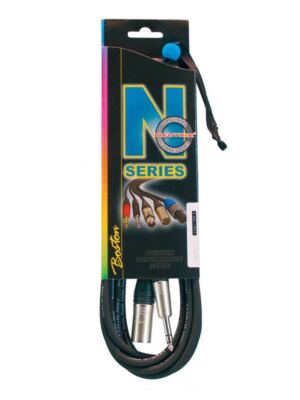 N-Serie Mikrofonkabel, XLR-Stecker, Stereo Klinke, Neutrik Stecker, 5 Meter