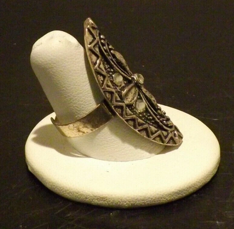 Anillo ajustable peltre grande 41421 #73 Foto 3 de 4