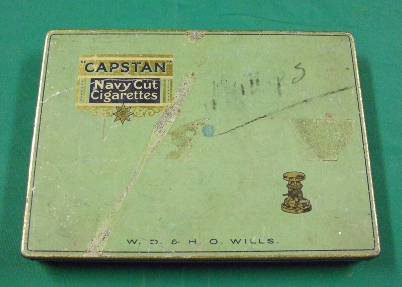 Vintage Empty Capstan Navy Cut Cigarettes Medium Contained 50 tin container