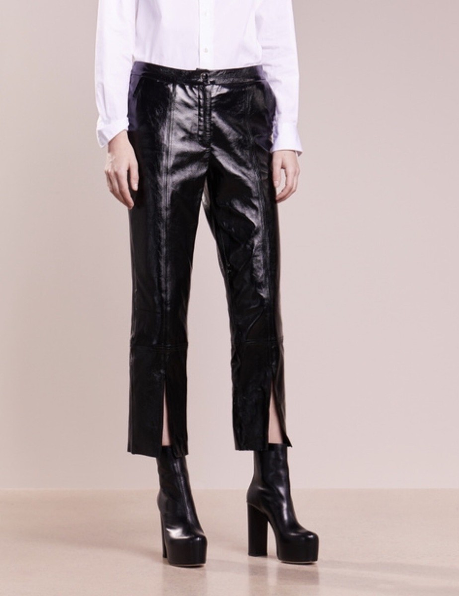 Pantalon En Cuir Tiger Of Sweden Taille 40 Noir - Neuf Avec étiquettes