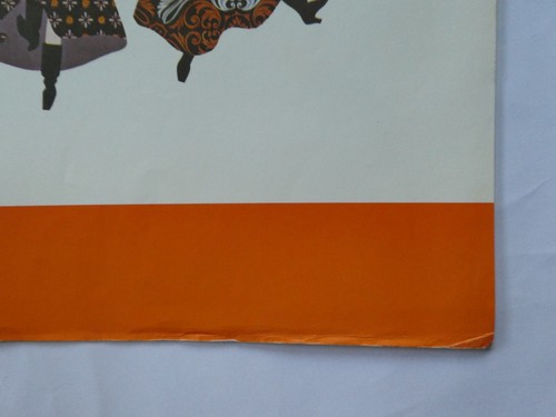 RARE VINTAGE 1971 TOPOL FIDDLER ON THE ROOF BRITISH CROWN FILM POSTER - Bild 7 von 8