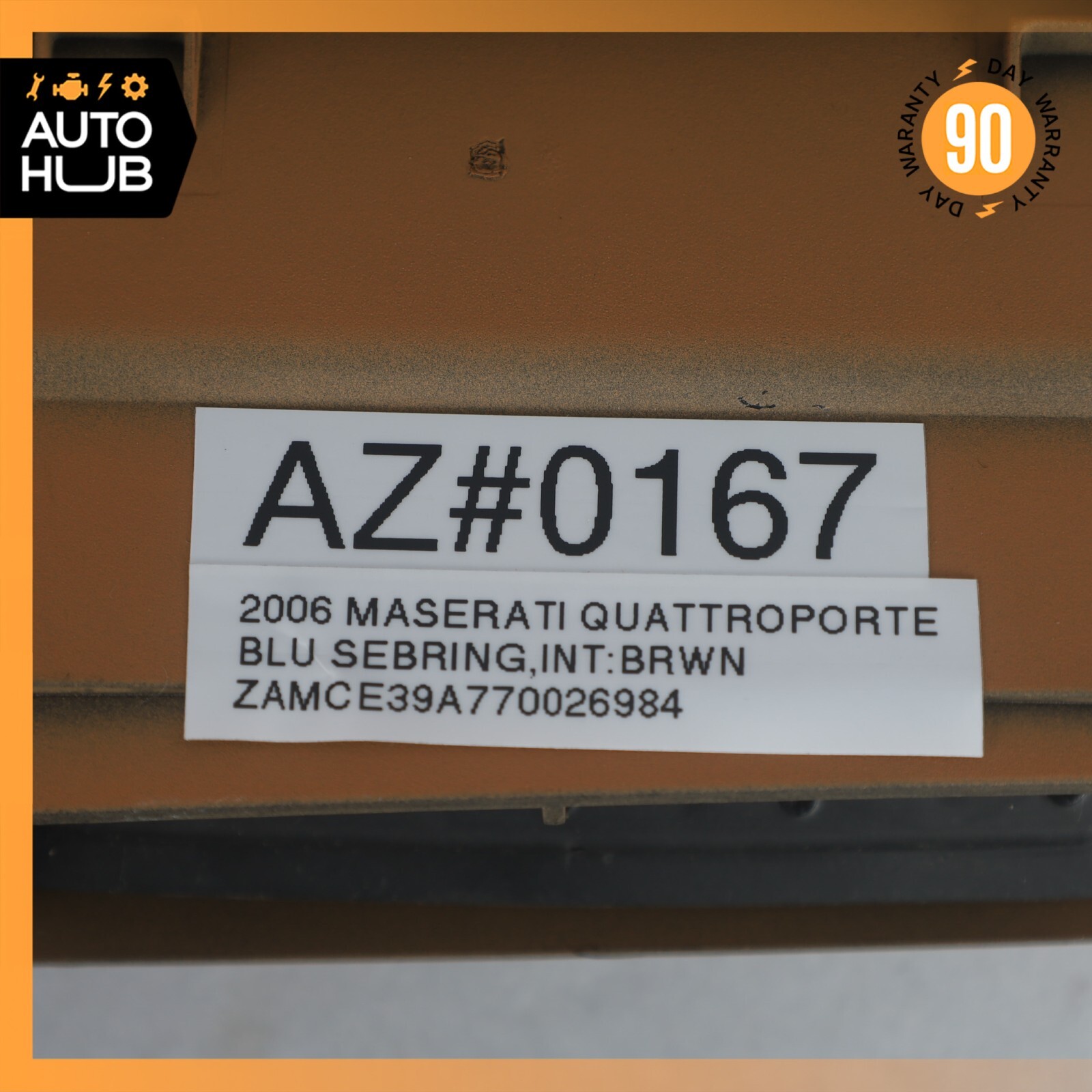 03-13 Maserati Quattroporte S M139 Left Side B-Pillar AC A/C Air Vent Beige OEM