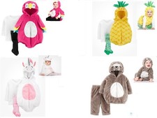 NWT Carter's Halloween Plush Costumes 2  3pc Sets U-Pick: 6-9M, 12M, 24M