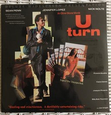 U Turn : Laserdisc Widescreen 1997 RARE Sean Penn, Jennifer Lopez BRAND NEW