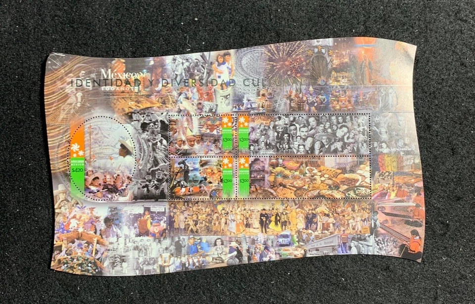 México SC #2177, 2180 y 2191. Educación/Identidad/Diversidad/Democracia. Hojas MNH Foto 2 de 4