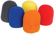 Microphone Foam Windscreen Set 5 Colors   Universal Mic Covers, 5-Pack