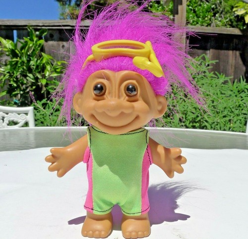 Vintage Troll Doll with Mask/Snorkel Pool Party Cake Topper/Favorite Swimmer - Picture 2 of 6