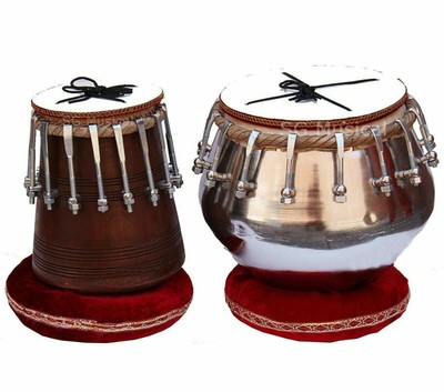 Indian Traditional Musical Instruments Bolt Fully Tuned Iron Tabla Set Ebay