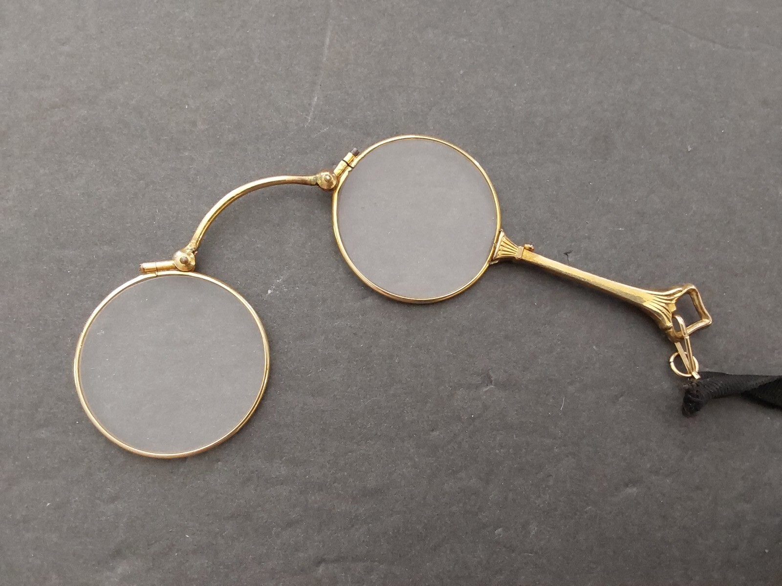 Gold Tone Victorian antique reading glasses Ling 1/20… Gem